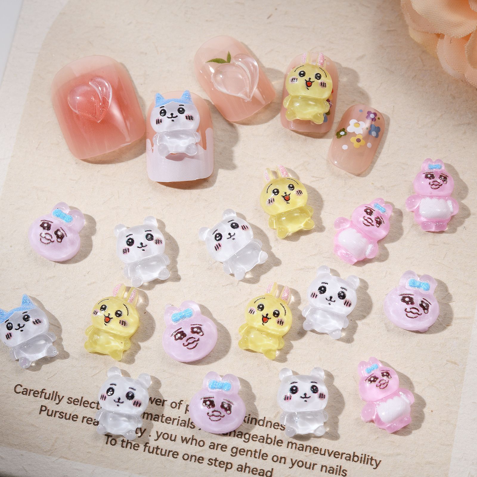 Nail Art - 100 Stück Cartoon Forchiikawa Nail Art