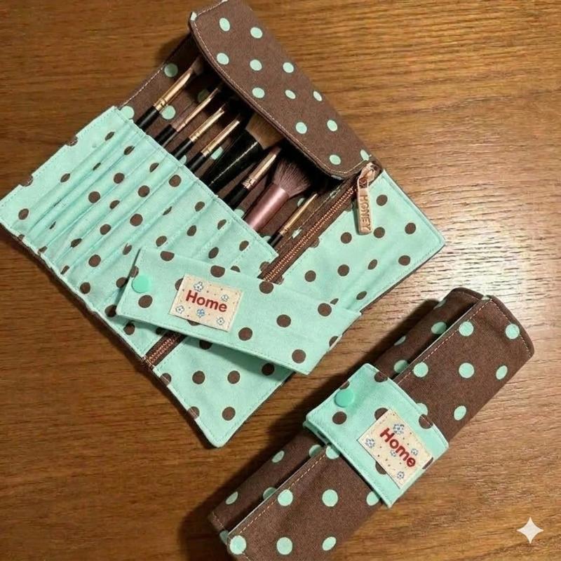 Vintage-Federmäppchen mit Polk – Makeup Bewertung und Preis
