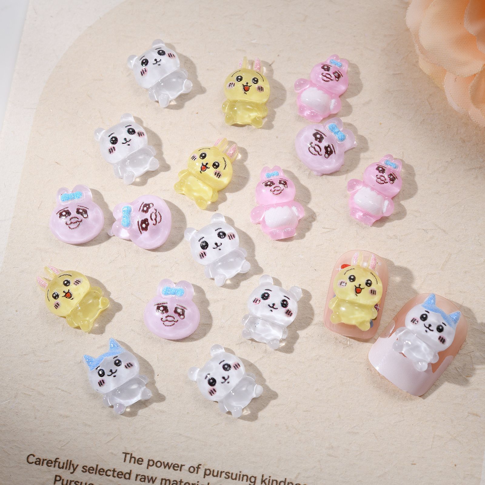 100 Stück Cartoon Forchiikawa  – Nail Art Bewertung und Preis