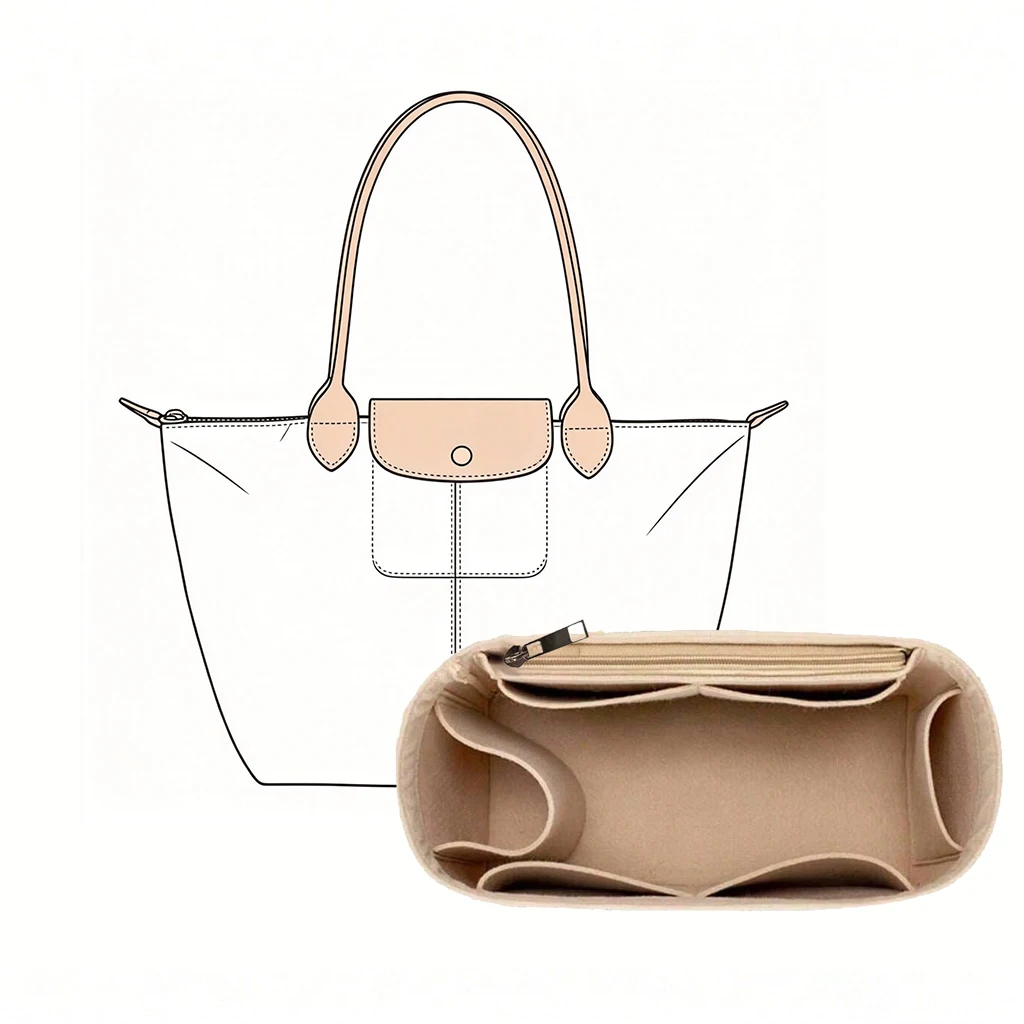 Taschenorganizer aus Filz, Han – Makeup Bewertung und Preis