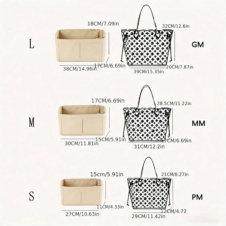 Filz-Einstecktasche, Organizer – Makeup Bewertung und Preis