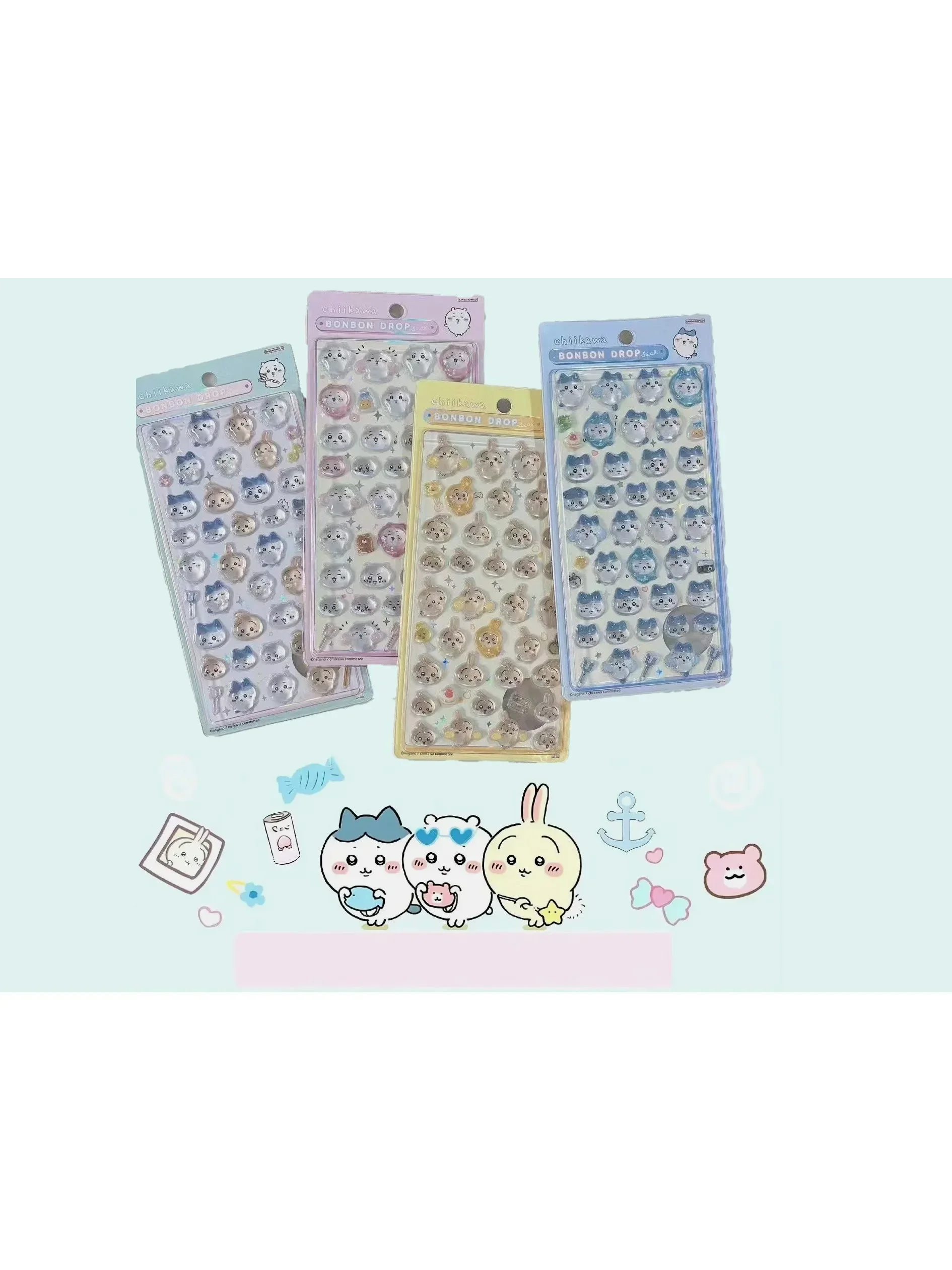 Chiikawa 3D-Aufkleber, niedlic – Nail Art Bewertung und Preis