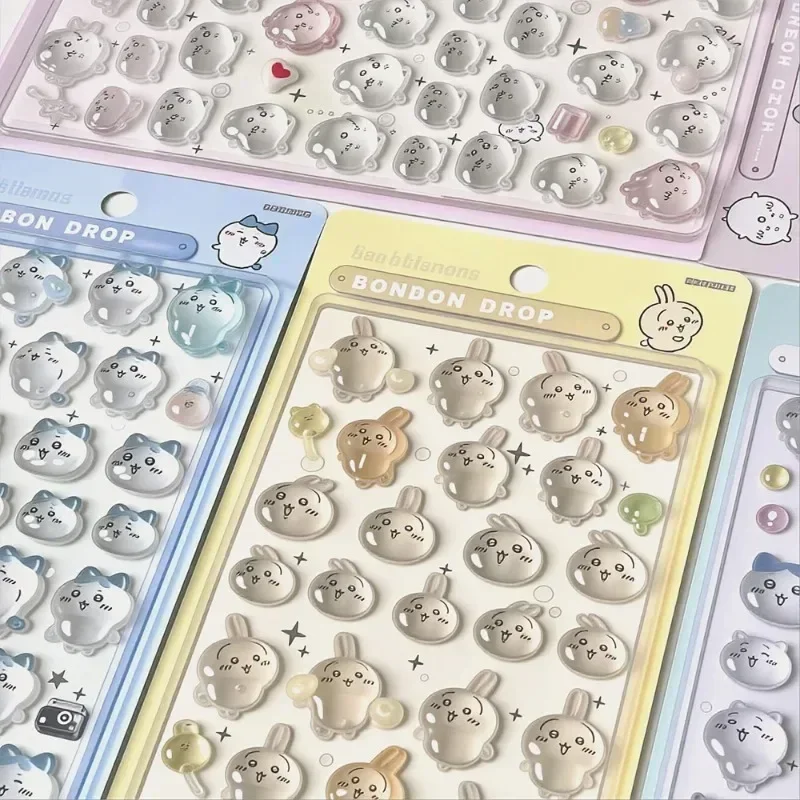Chiikawa 3D-Aufkleber, niedlic – Nail Art Bewertung und Preis